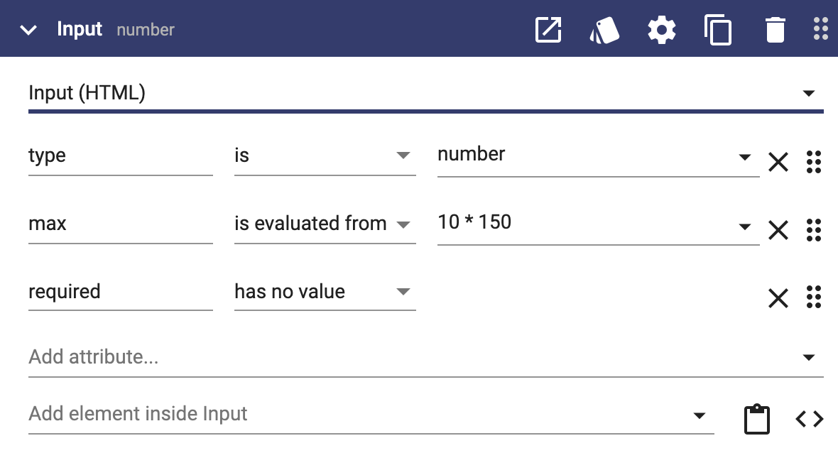 Attributes with no values