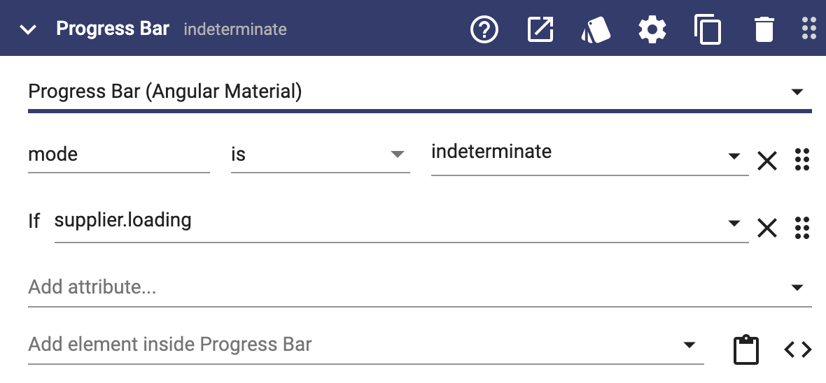 Make user interface elements conditional