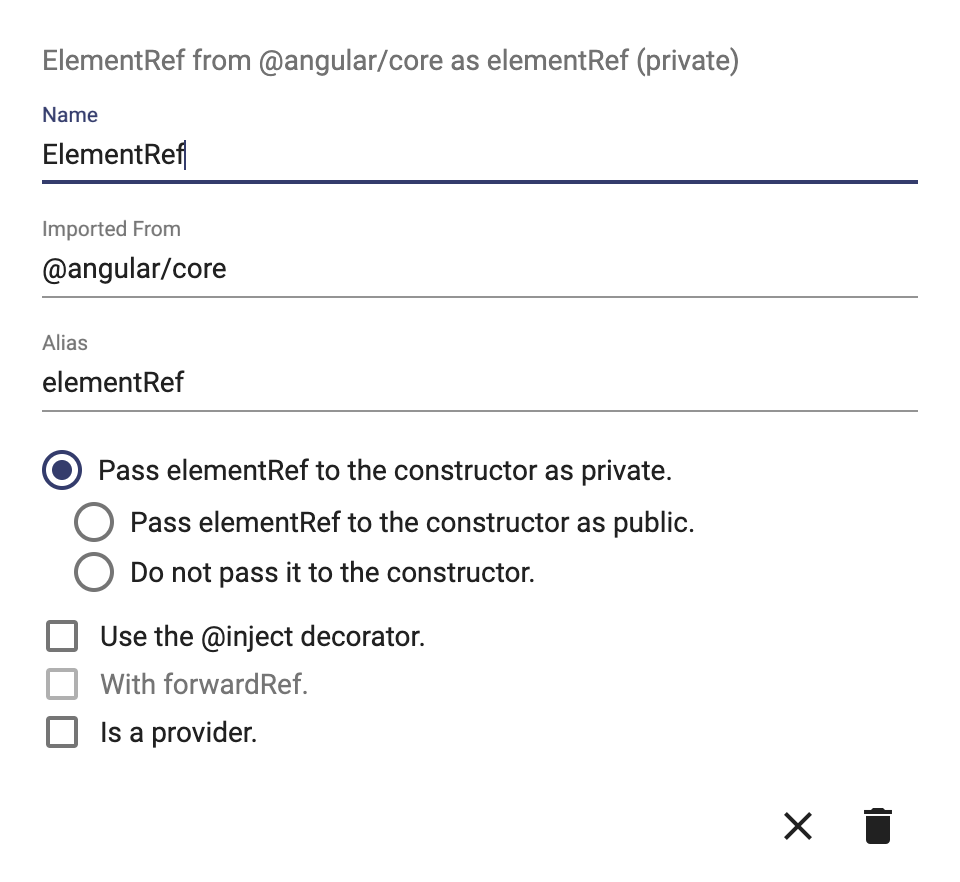 Dependency configuration