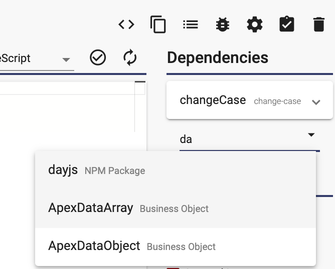 Behavior page dependencies