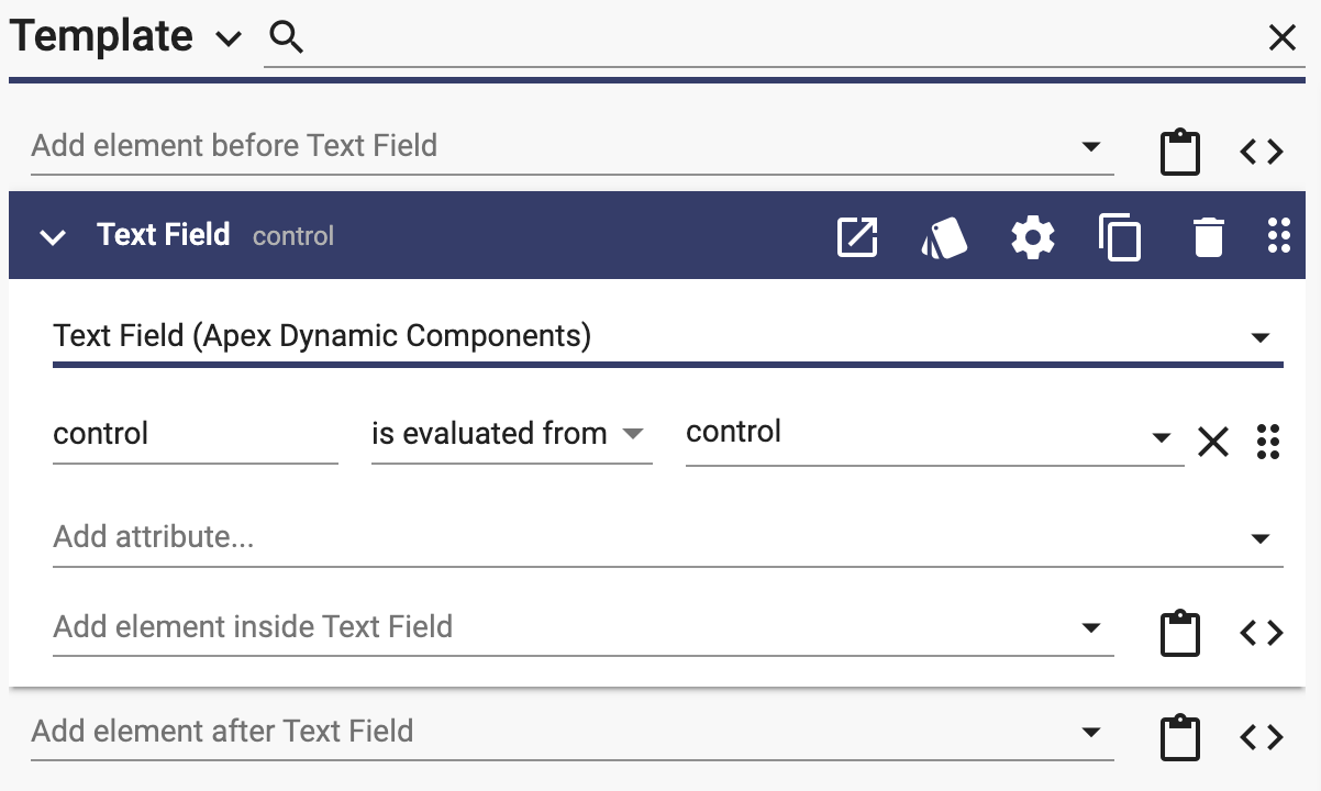 Text Field for validation